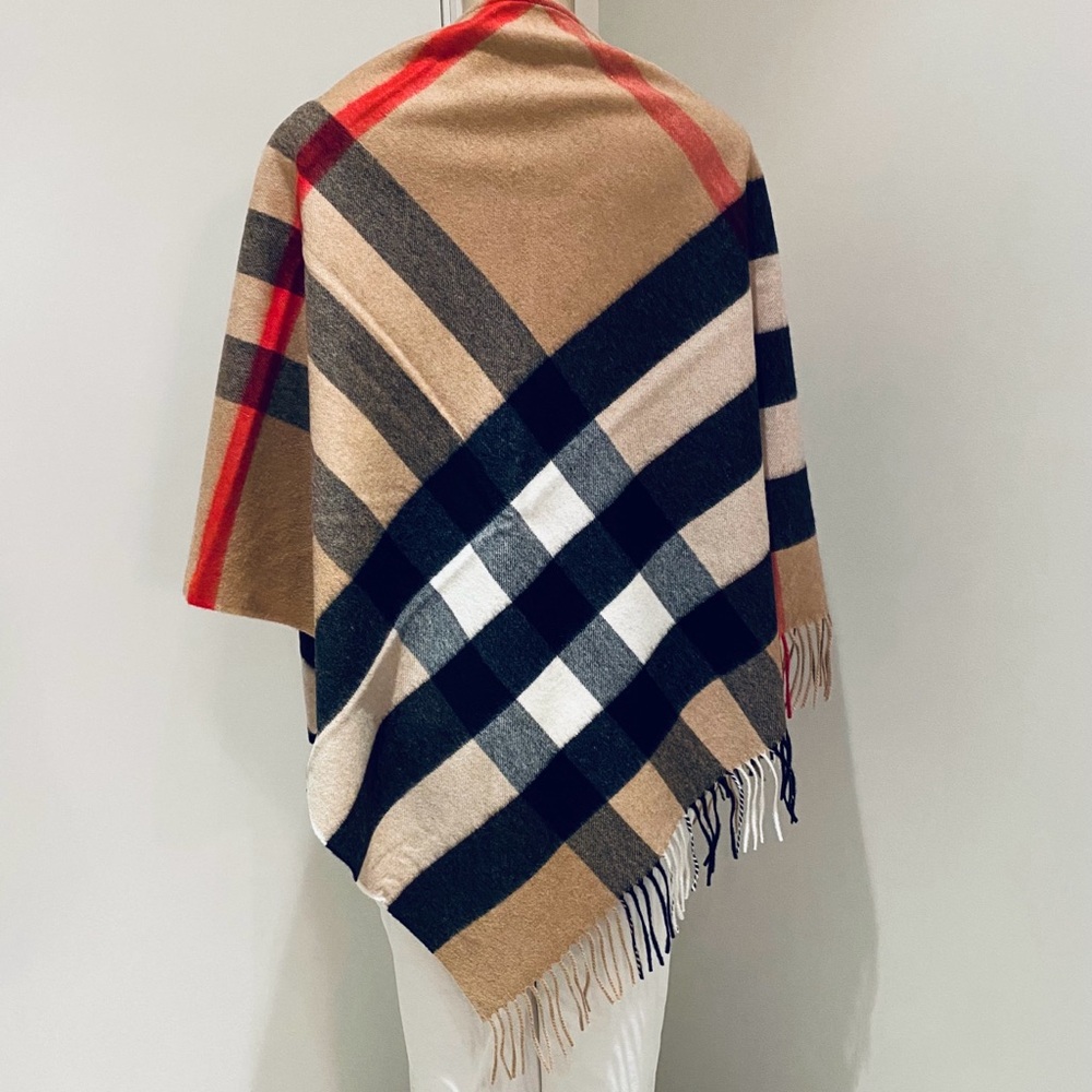 Burberry Half Mega Cashmere Bandana Scarf - Picture 8 of 9